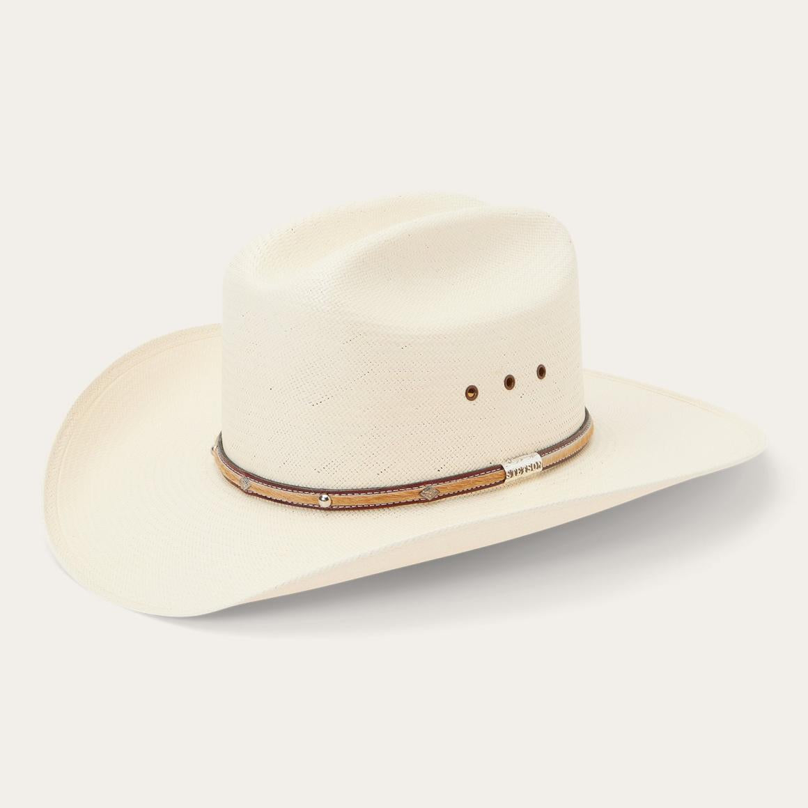 Angus 10X Straw Cowboy Hat Natural | Men/Women Stetson Western