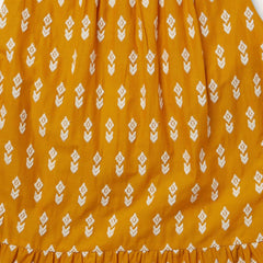 Aztec Dress Yellow | Women Stetson Midi