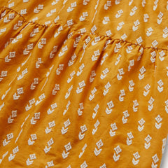 Aztec Dress Yellow | Women Stetson Midi