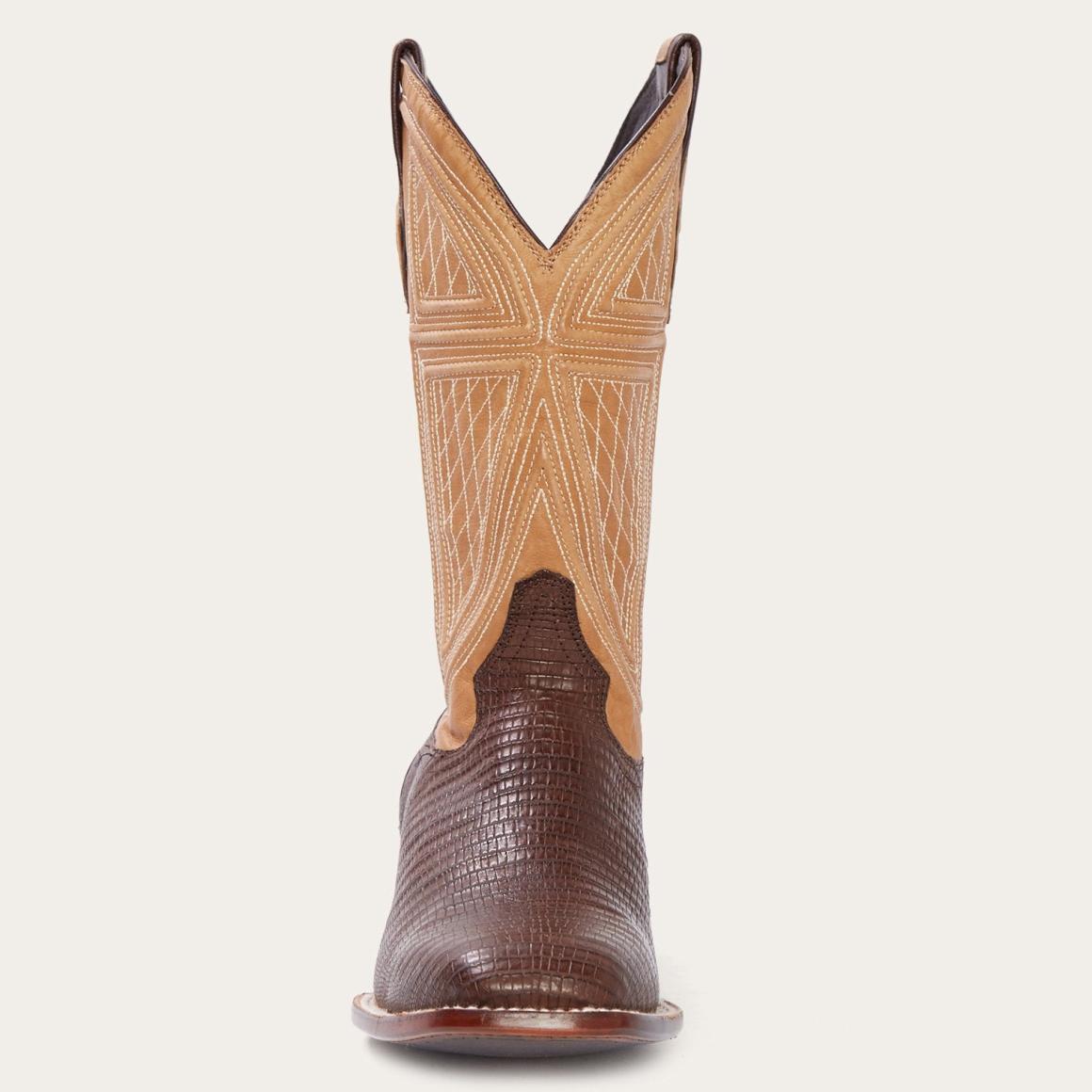 Beaumont Brown Teju Cowboy Boot Brown | Men Stetson Western