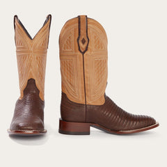 Beaumont Brown Teju Cowboy Boot Brown | Men Stetson Western