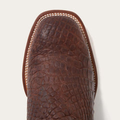 Big Horn Tobacco Alligator Cowboy Boot Brown | Men Stetson Western