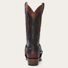 Biker Outlaw Oiled Leather Cowboy Boot Brown | Men Stetson Western