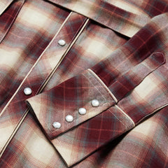 Black Cherry Plaid Shirt Dress Red | Women Stetson Shirt Dresses