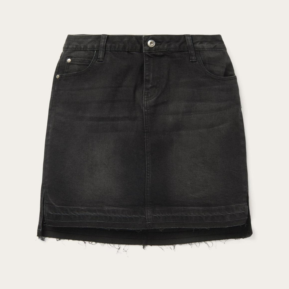 Black Denim 5-Pocket Skirt Black | Women Stetson Skirts &amp; Shorts