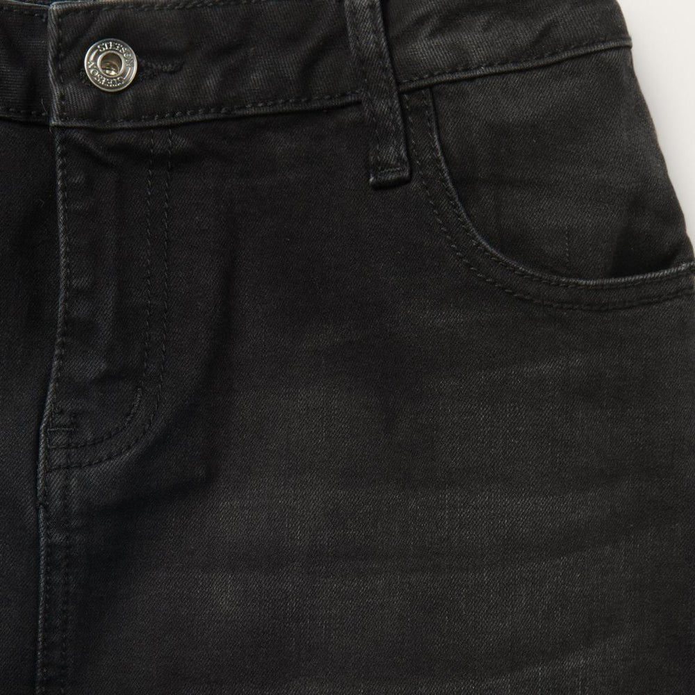 Black Denim 5-Pocket Skirt Black | Women Stetson Skirts &amp; Shorts