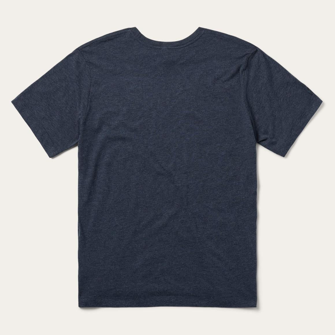 Bronco Rider Graphic Tee Blue | Men Stetson Tees