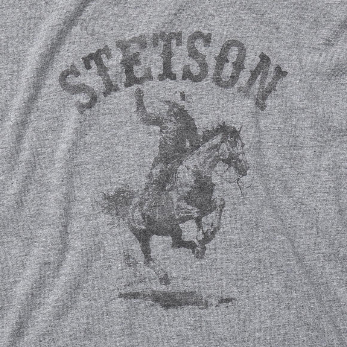 Bronco Rider Graphic Tee Grey | Men Stetson Tees