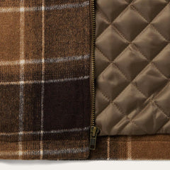 Brown Plaid Western Coat Brown | Men Stetson Jackets