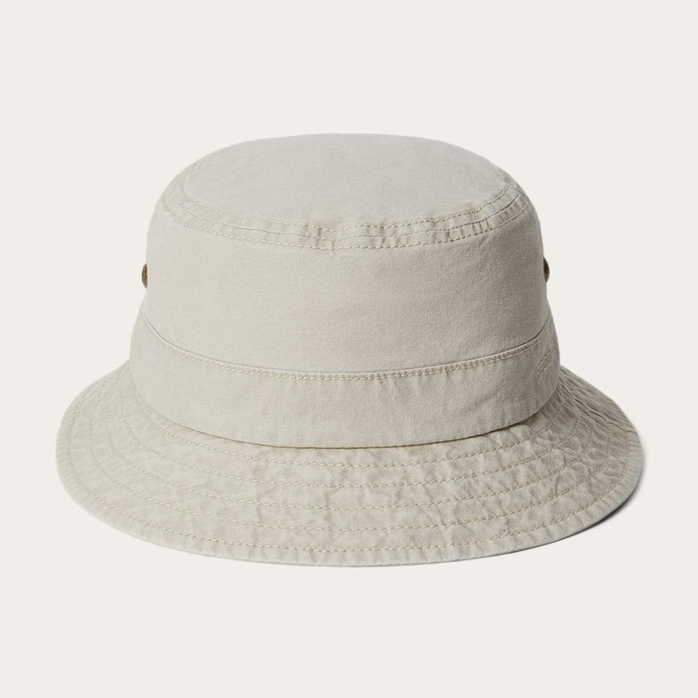 Bucket Delave Organic Cotton Off White | Men/Women Stetson Caps &amp; Truckers