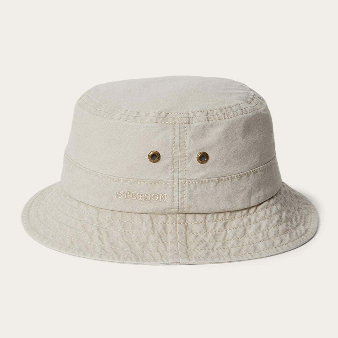 Bucket Delave Organic Cotton Off White | Men/Women Stetson Outdoor