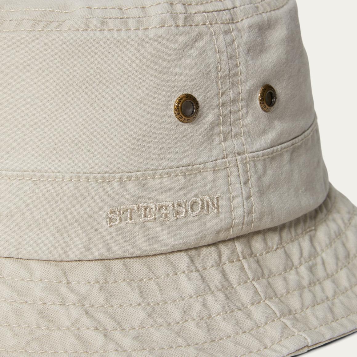 Bucket Delave Organic Cotton Off White | Men/Women Stetson Outdoor
