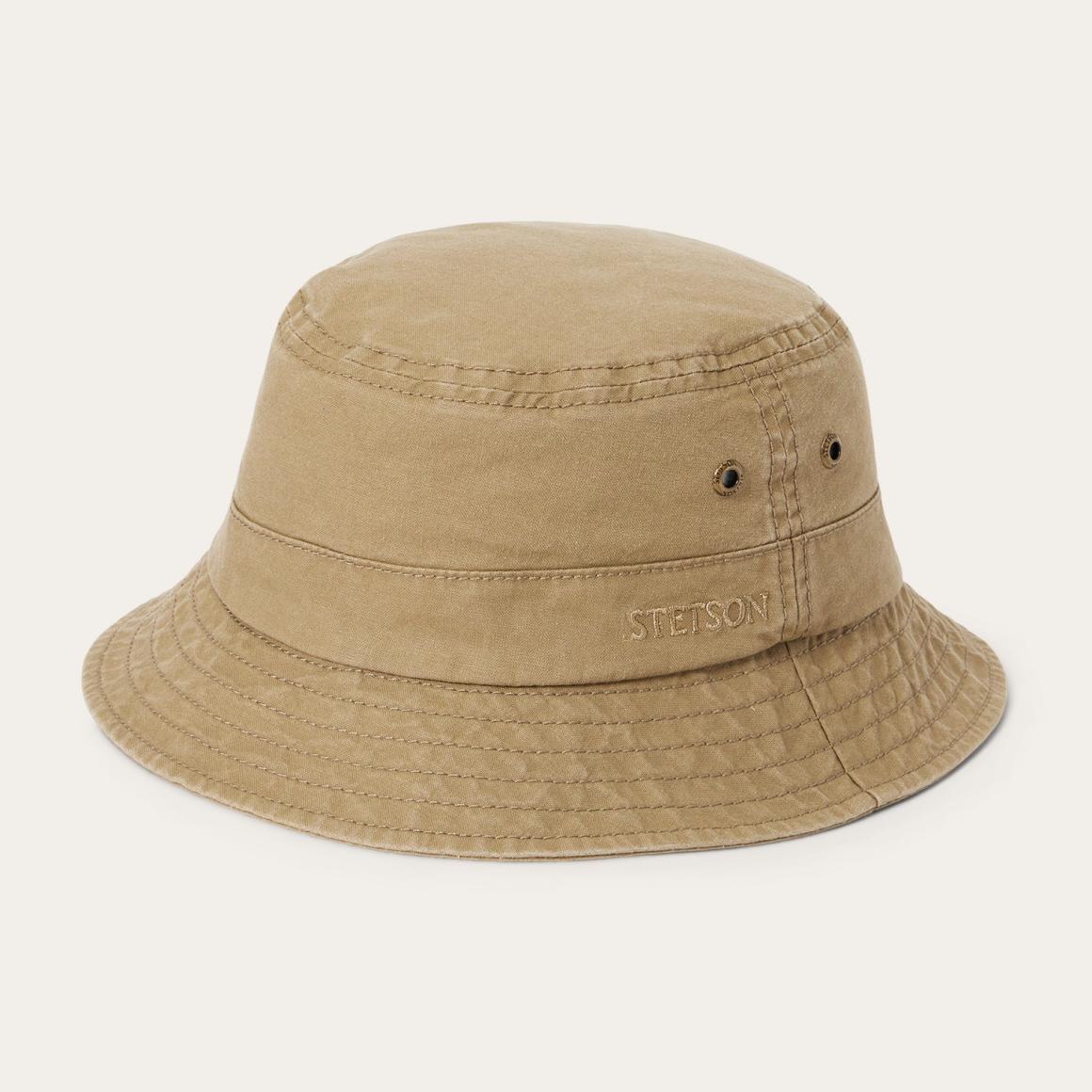 Bucket Delave Organic Cotton Olive | Men/Women Stetson Caps &amp; Truckers