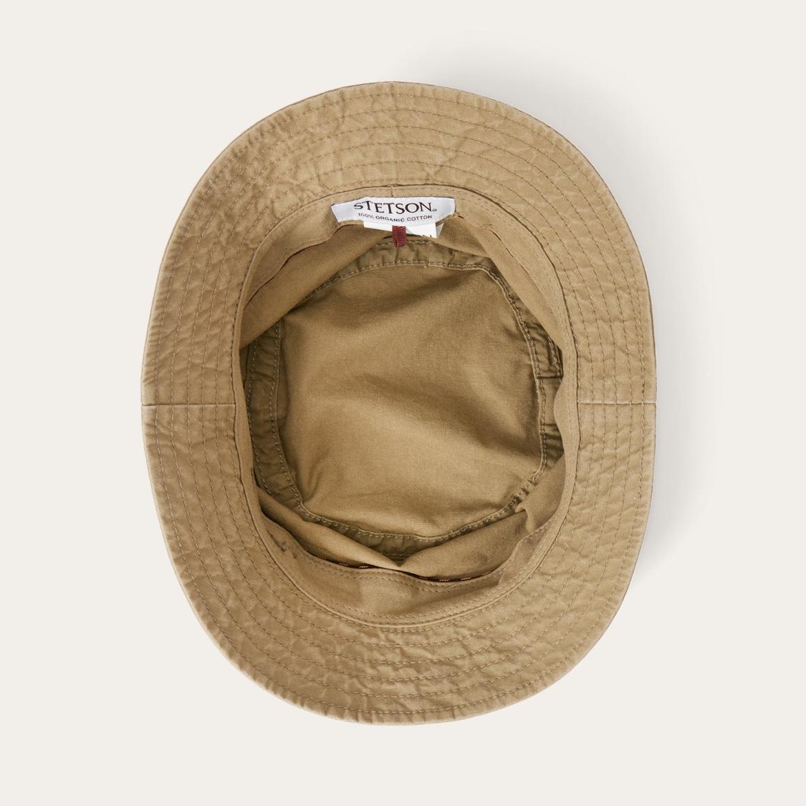 Bucket Delave Organic Cotton Olive | Men/Women Stetson Caps &amp; Truckers