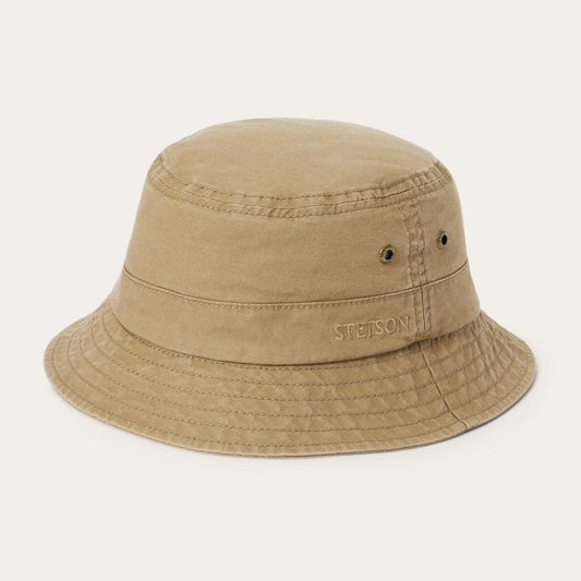 Bucket Delave Organic Cotton Olive | Men/Women Stetson Outdoor