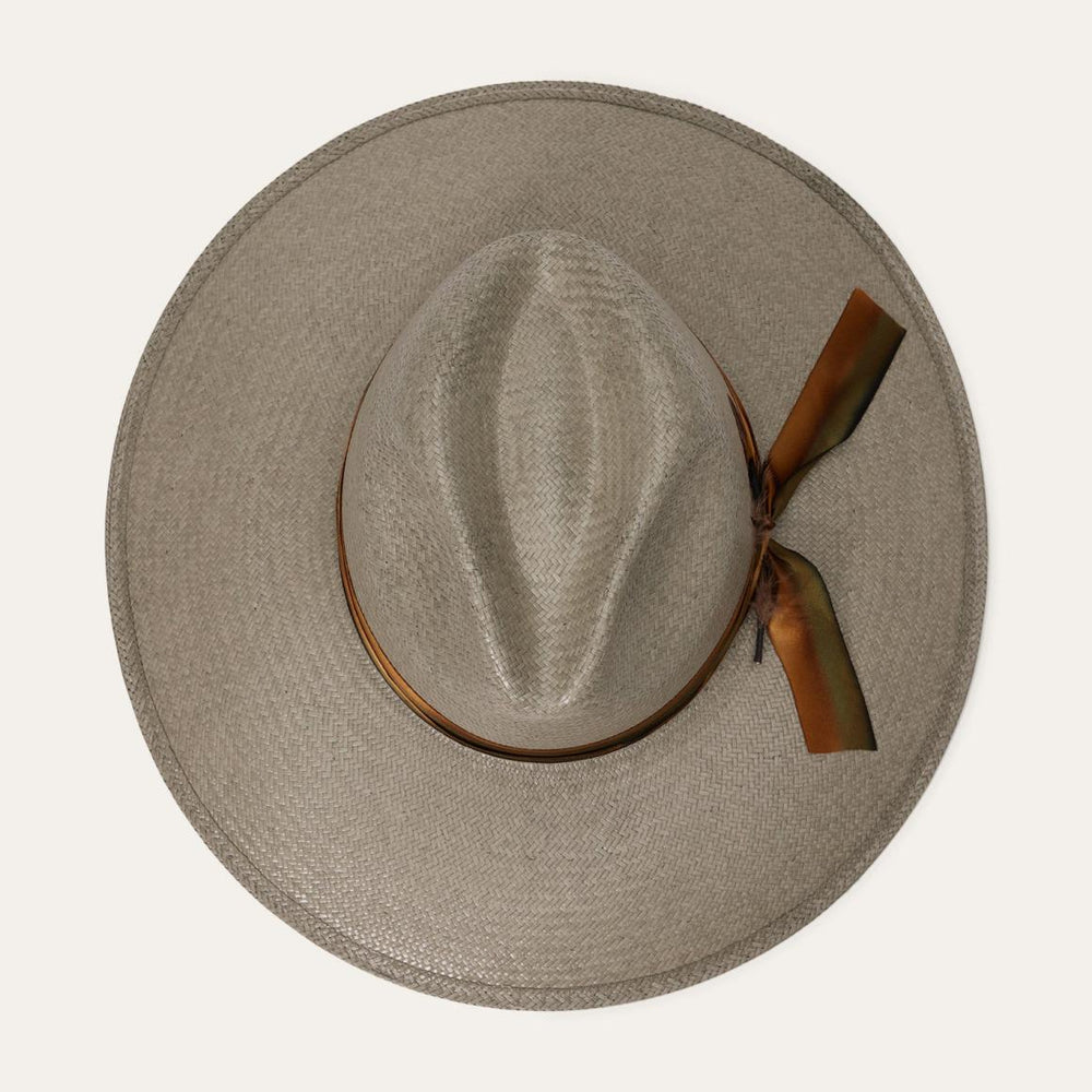 Caelus Straw Fedora Seafoam | Men/Women Stetson Fedora