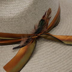 Caelus Straw Fedora Seafoam | Men/Women Stetson Fedora