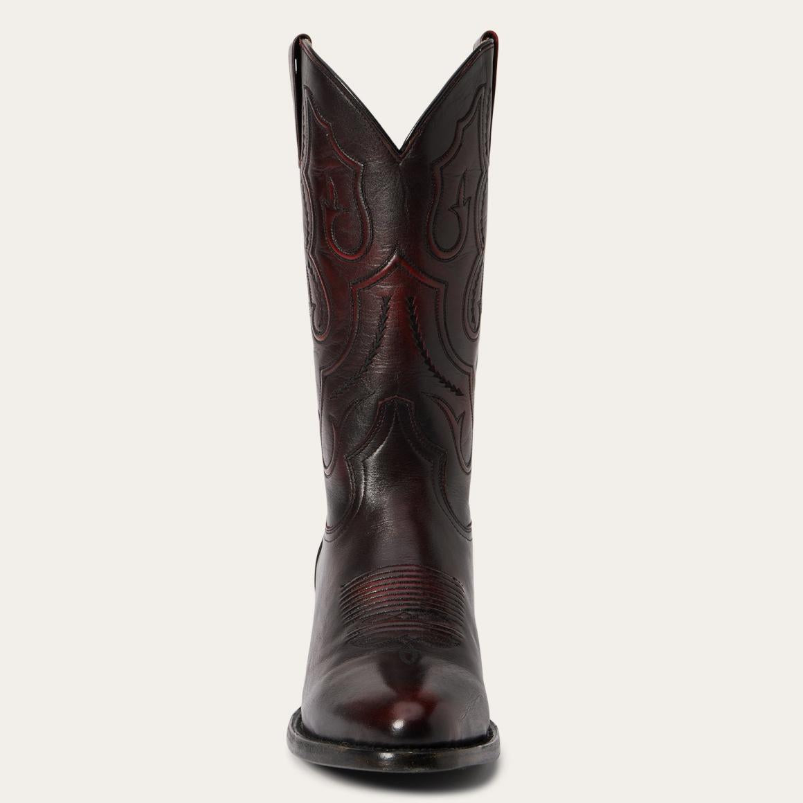 Carlisle Western Boots Black Cherry | Men Stetson Western