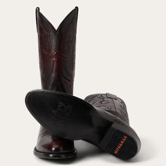 Carlisle Western Boots Black Cherry | Men Stetson Western