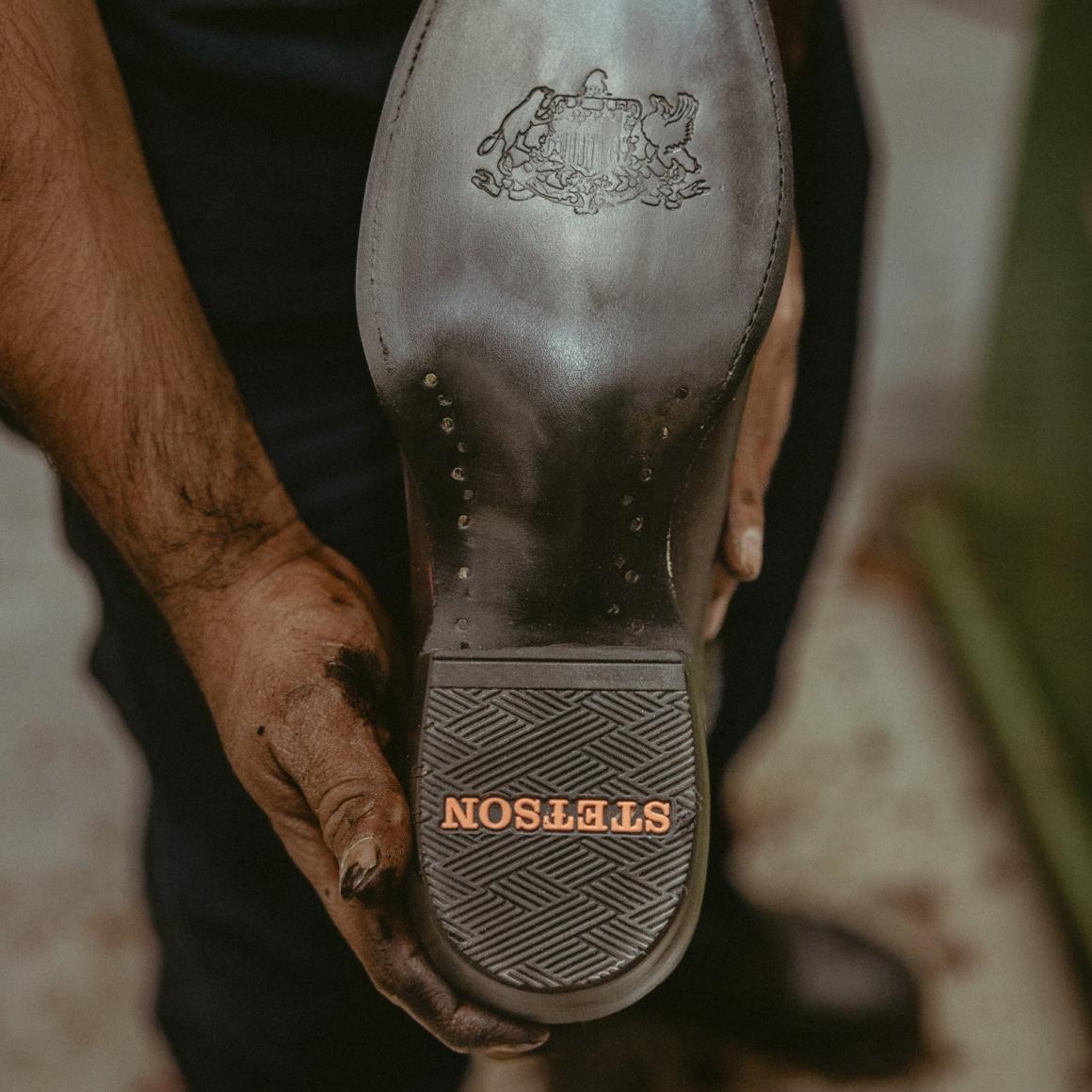 Carlisle Western Boots Burnished Brown | Men Stetson Western