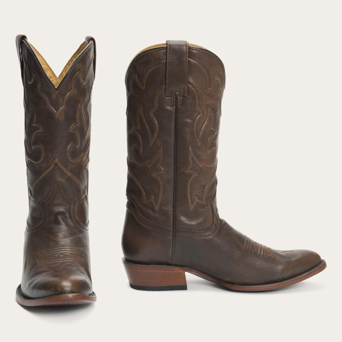 Carlisle Western Boots Distressed Brown | Men Stetson Western