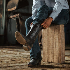 Carlisle Western Boots Distressed Brown | Men Stetson Western