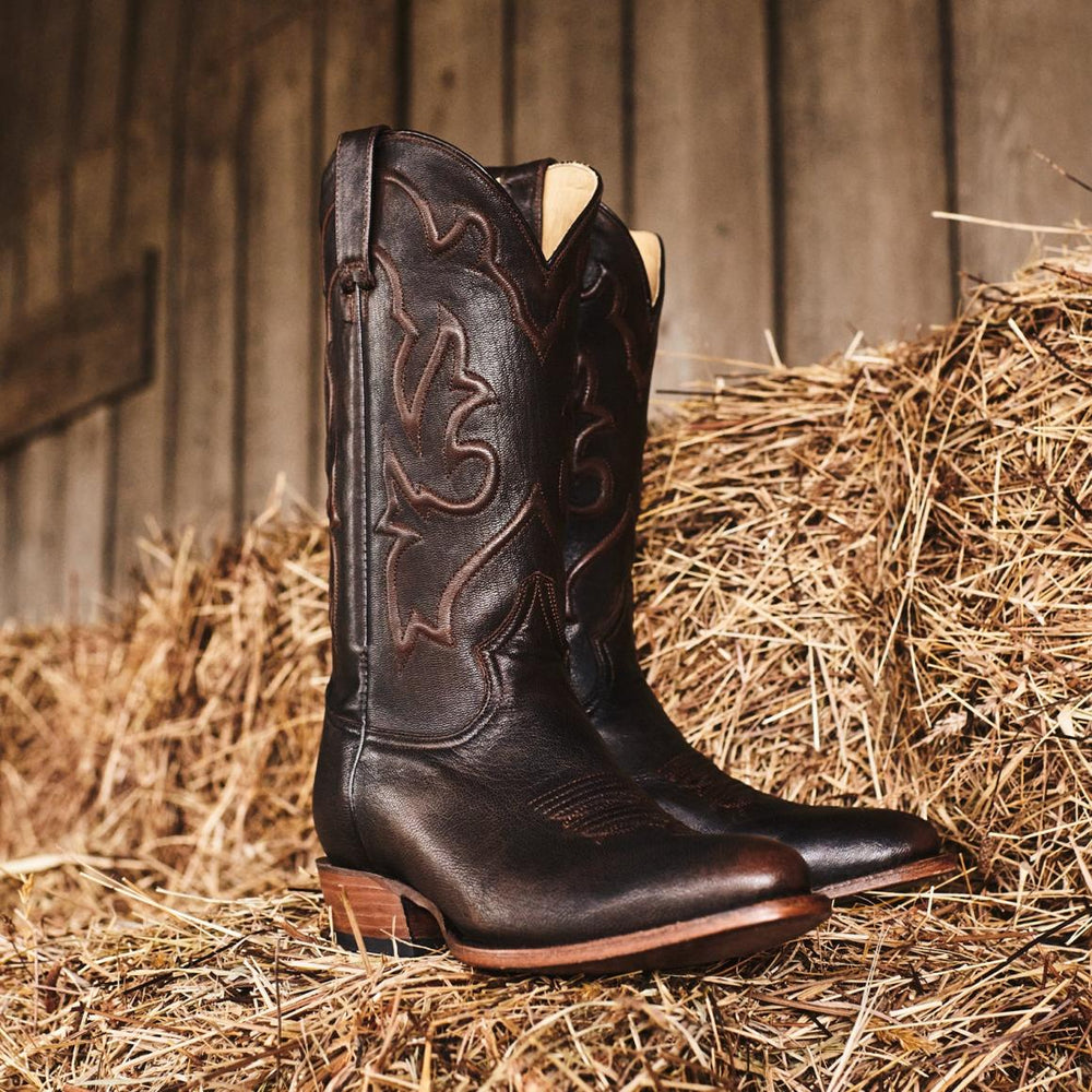 Carlisle Western Boots Distressed Brown | Men Stetson Western