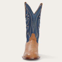 Casper Tan &amp; Blue Matte Cowboy Boot Tan | Men Stetson Western