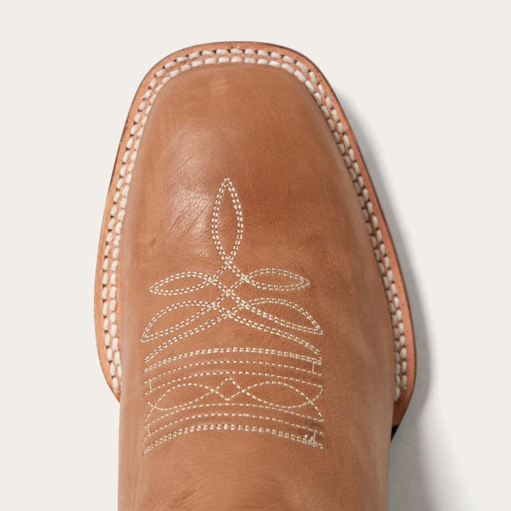 Casper Tan &amp; Blue Matte Cowboy Boot Tan | Men Stetson Western