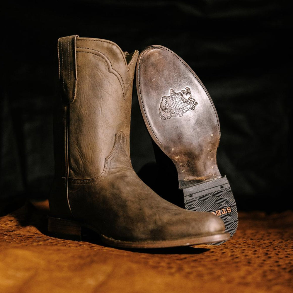 Cassidy Roper Boots Brown | Men Stetson Ropers