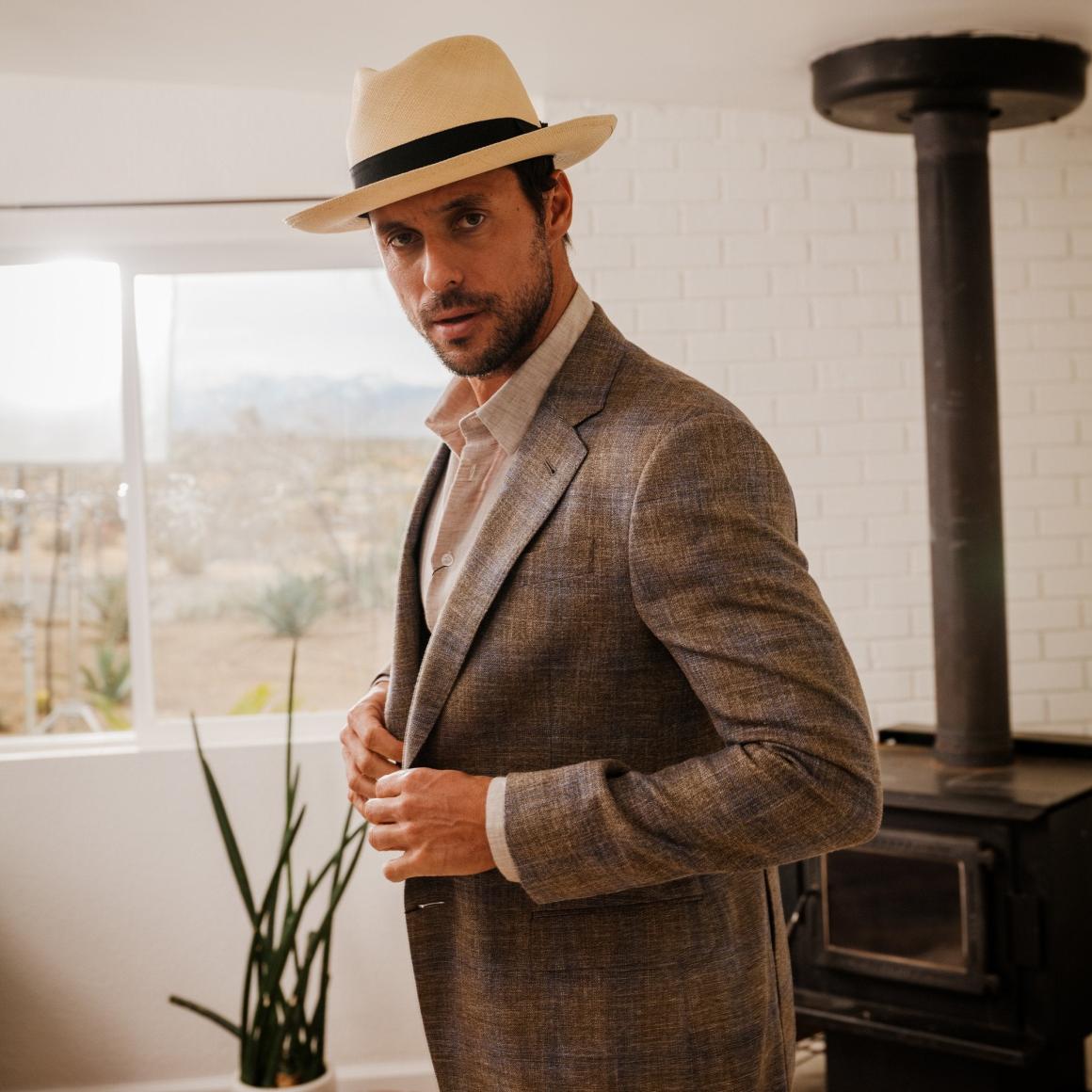 Center Dent Panama Fedora Natural | Men/Women Stetson Fedora