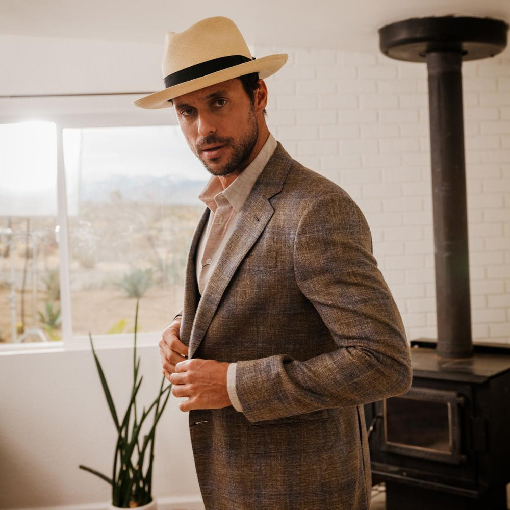 Center Dent Panama Fedora Natural | Men/Women Stetson Fedora