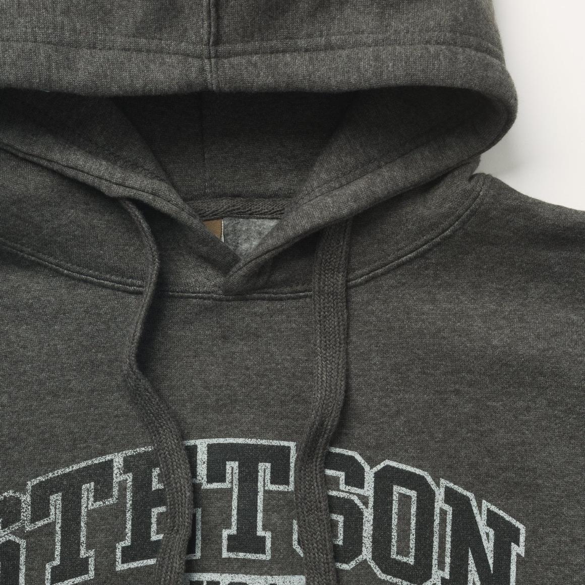 Charcoal Heather Fleece Hooded Sweatshirt Grey | Men Stetson Sweaters &amp; Hoodies