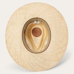 Chorus Straw Flat Brim Hat Natural | Men/Women Stetson Fedora