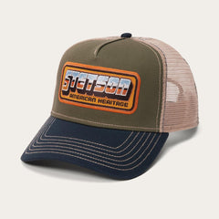Chrome Trucker Cap Green | Men/Women Stetson Caps &amp; Truckers