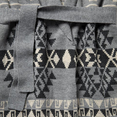 Chunky Knit Tie Sweater In Grey Grey | Women Stetson Sweaters