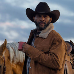 Classic Suede Jacket Tan | Men Stetson Jackets