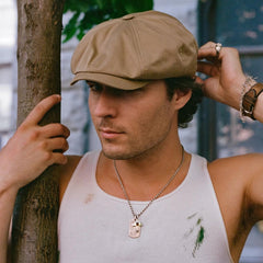 Cotton Hatteras Khaki | Men/Women Stetson Caps &amp; Truckers