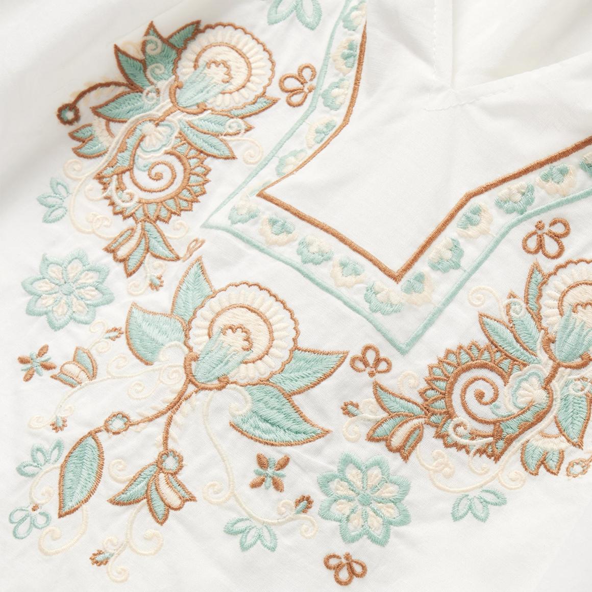 Cotton Voile Peasant Blouse White | Women Stetson Blouses