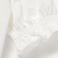 Cotton Voile Peasant Blouse White | Women Stetson Blouses