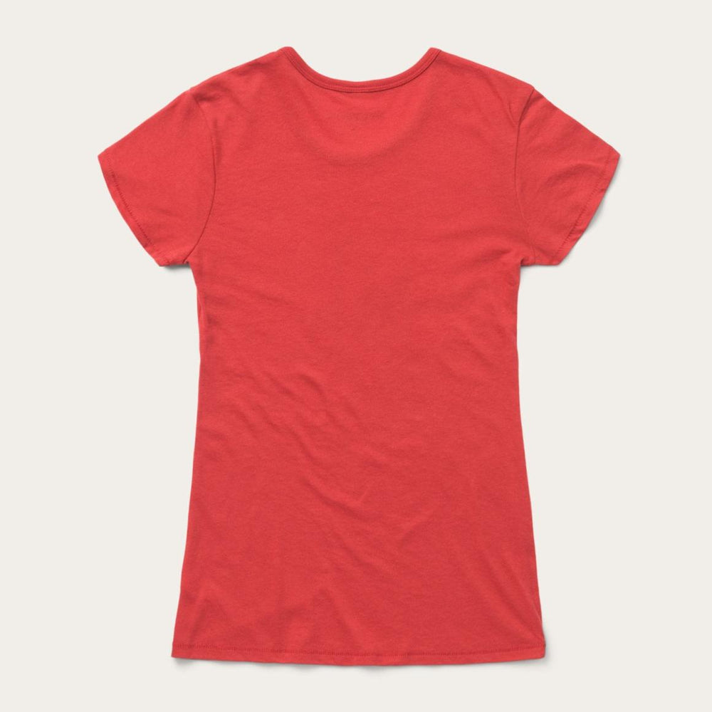 Cowgirl Graphic Tee Red | Women Stetson Tees