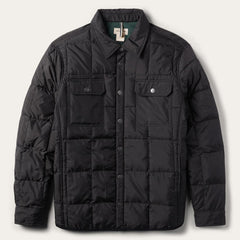 Crushable Black Parachute Jacket Black | Men Stetson Jackets