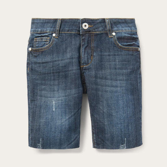 Dark Wash Denim Shorts Blue | Women Stetson Skirts &amp; Shorts