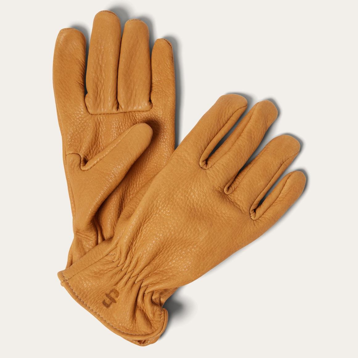 Deerskin Roper Glove - Unlined Saddle Tan | Men Stetson Gloves