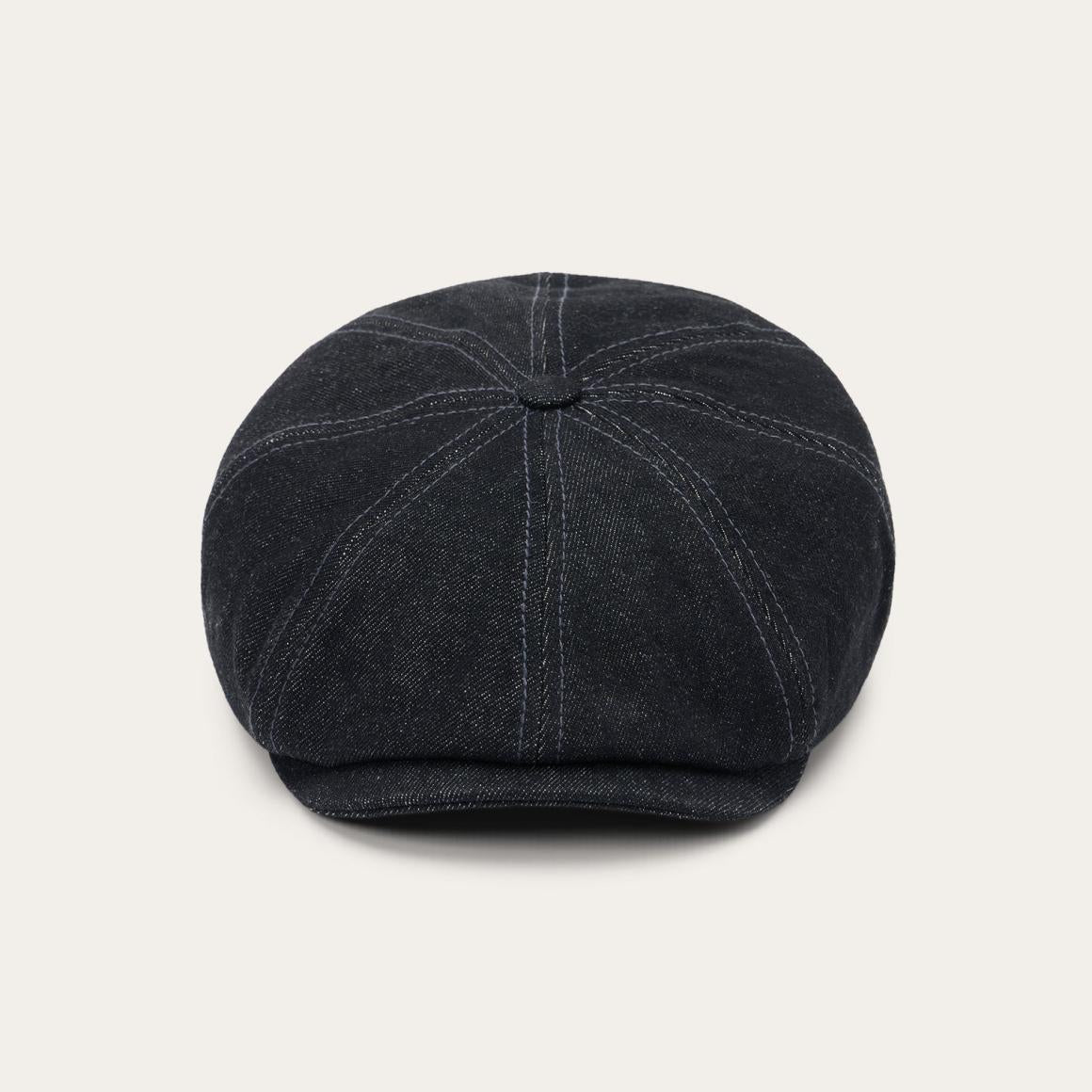 Denim Hatteras Cap Black Denim | Men/Women Stetson Caps &amp; Truckers