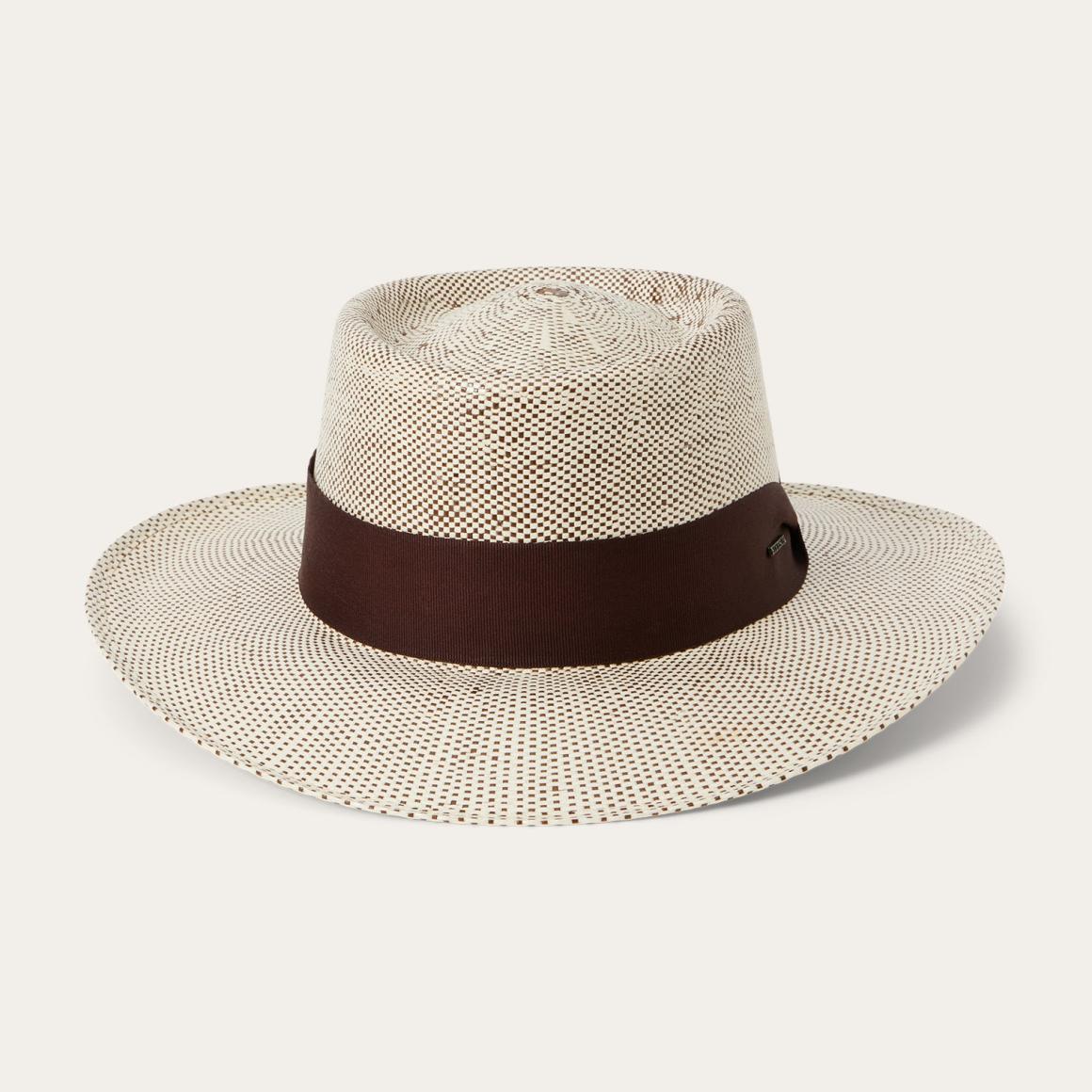 Double Bogey Raffia Straw Hat Natural Brown | Men/Women Stetson Outdoor