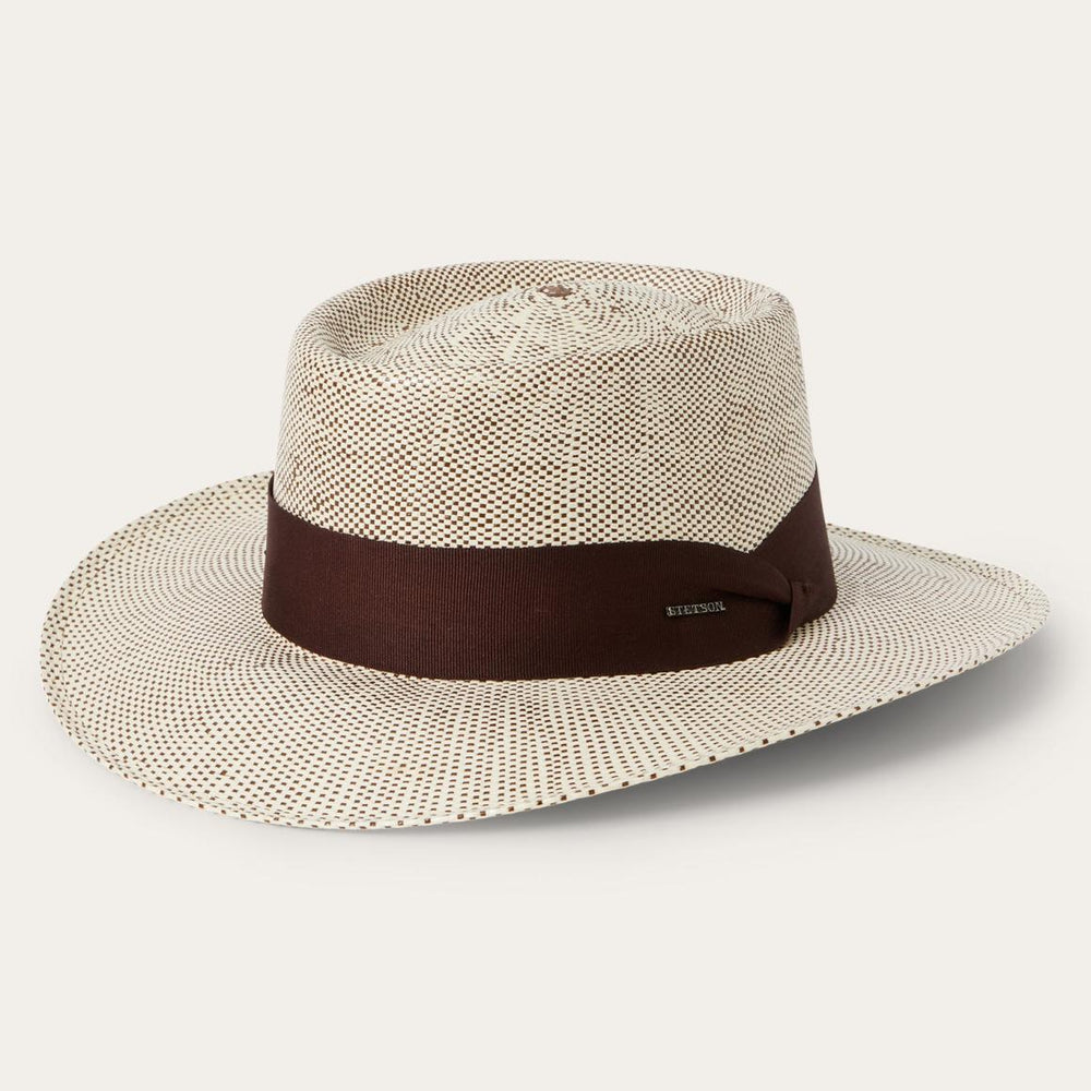 Double Bogey Raffia Straw Hat Natural Brown | Men/Women Stetson Outdoor