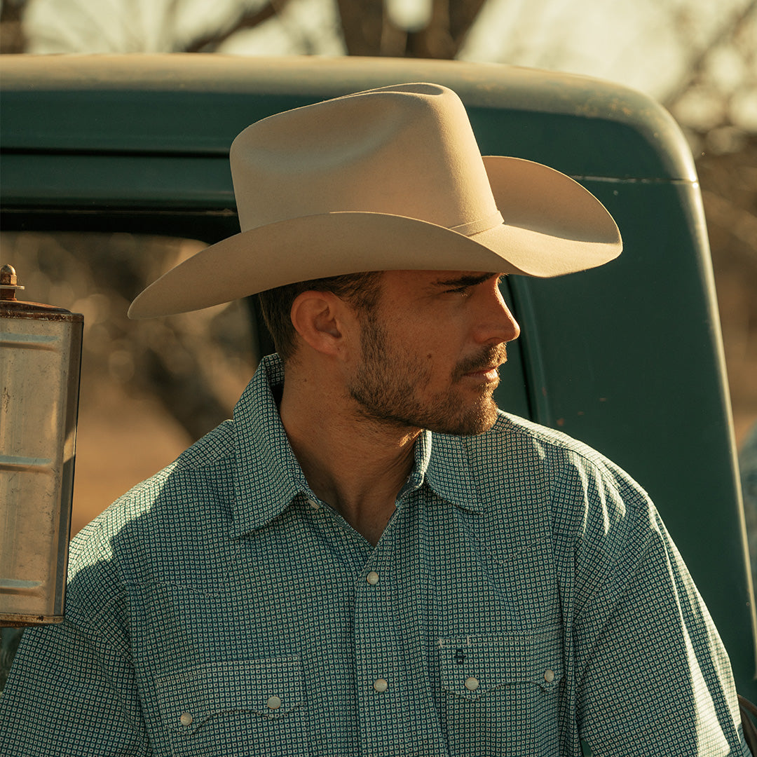 El Presidente 100X Premier Cowboy Hat Black | Men/Women Stetson Western