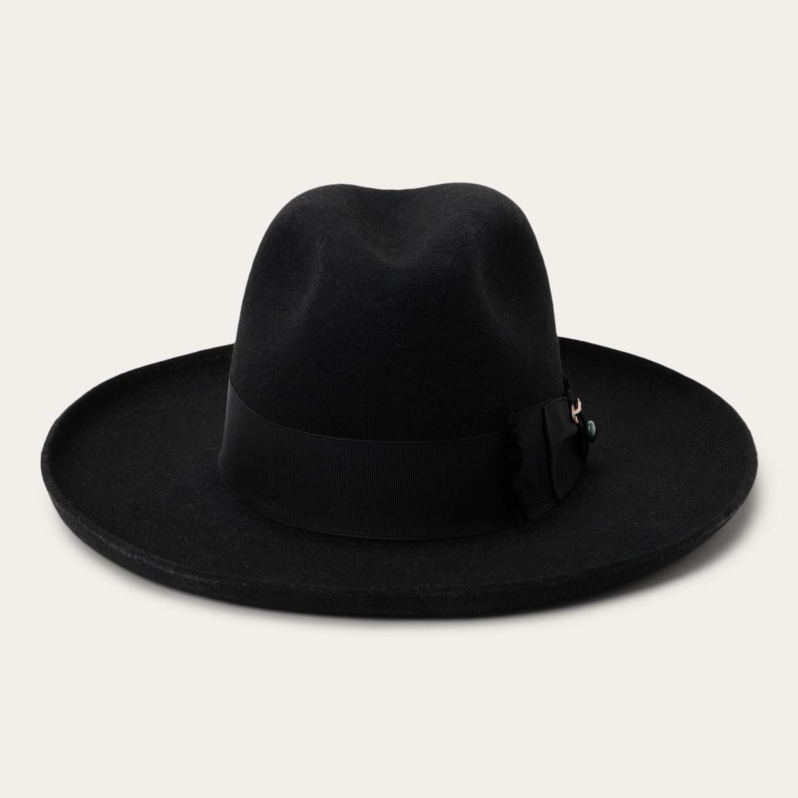 Eureka Black | Men/Women Stetson Fedora