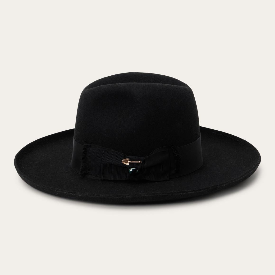 Eureka Black | Men/Women Stetson Fedora